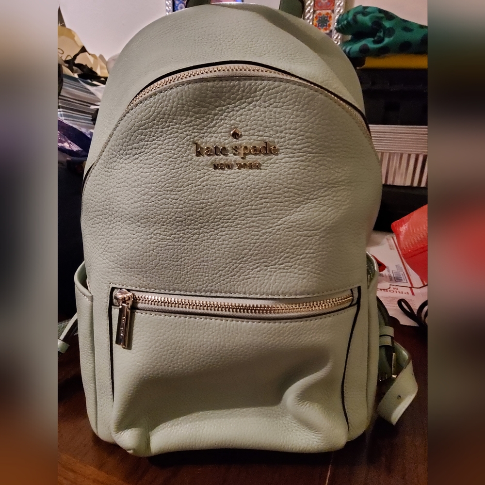 Kate Spade Light Green Backpack